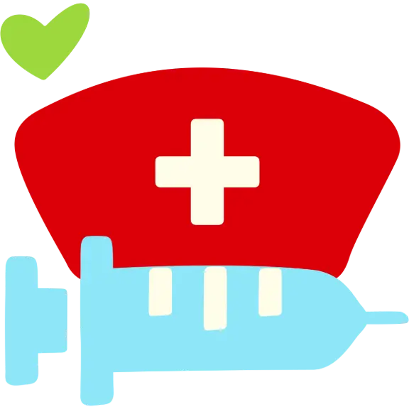 illustrated icon representing a medical caregiver