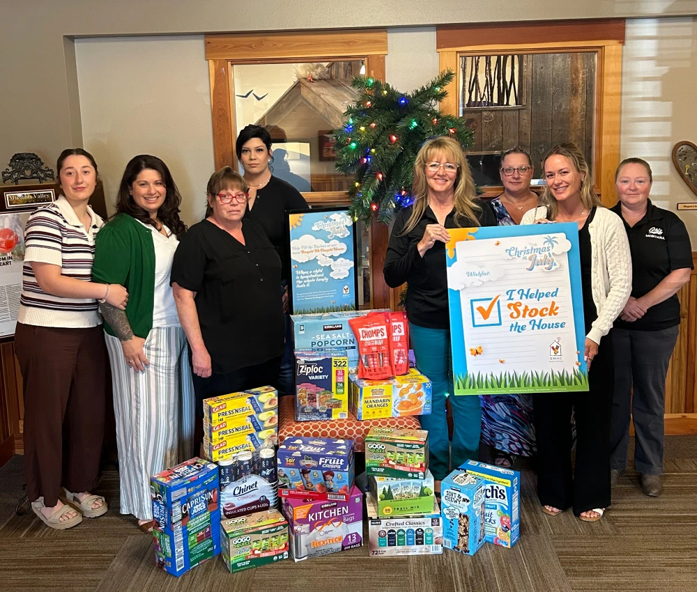 Corporate donors with a large donation for our house